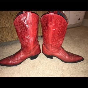 Acme Leather Western Boots